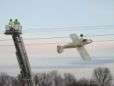 Pilot Walks Away Uninjured After Plane Gets Caught Upside Down in Power Lines