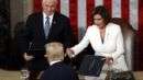 At State of the Union, Trump declines to shake hands with Pelosi