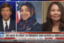 Fox News host Tucker Carlson accused of echoing white supremacist slogan on air