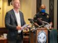 Portland's police chief called out elected officials for not stopping violence in the city, after rioters threw burning debris at the mayor's apartment building