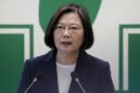 Taiwan president visits air defence battery as China tensions rise