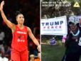 A WNBA star bailed a Florida woman out of jail after she was arrested for destroying Trump campaign signs